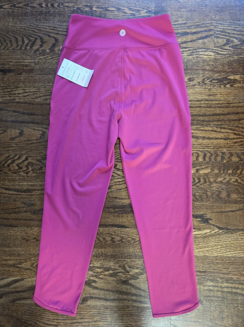 Isabella Activewear Set Fuchsia Zip-Front Ruffle Back Peplum Jacket NWT - Picture 14 of 14